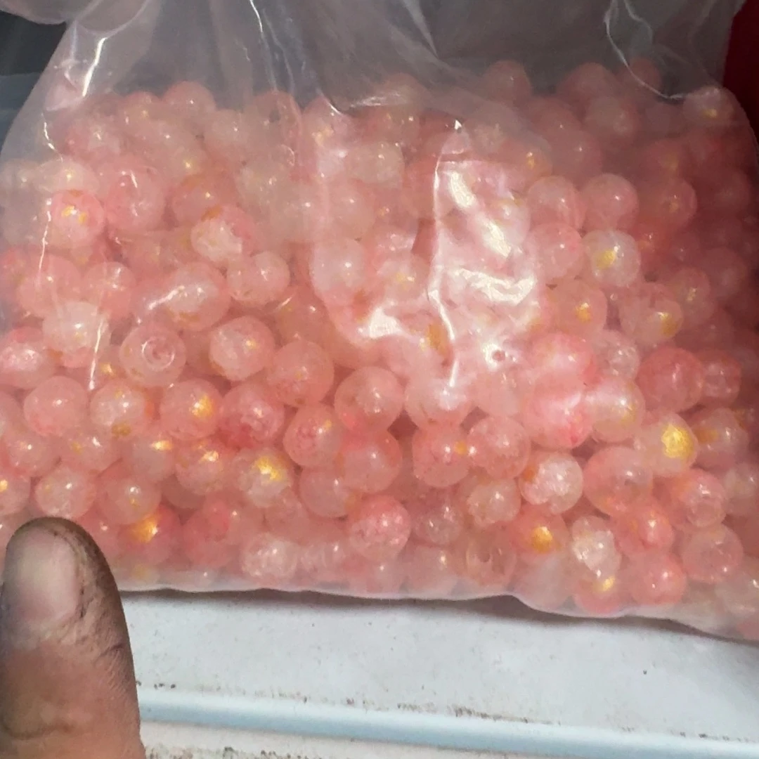 锌合金琉璃卡8洒金色300粒