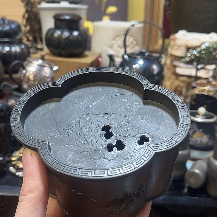 锡中古工艺品摆件