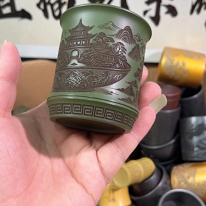 茶杯紫砂全手工紫砂主人杯