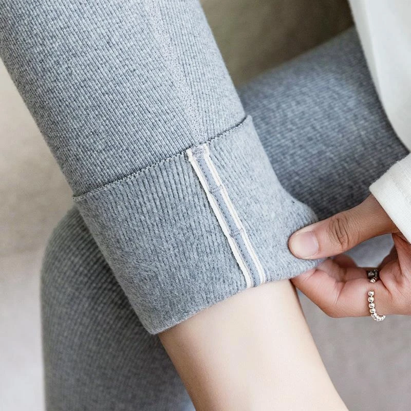 薄绒加长版高个子打底裤女大码胖mm200斤秋冬款磨毛加绒外穿保暖