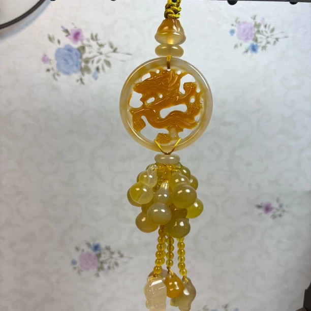 黄龙牌汽车挂件通货料子葫芦手工编织创意礼品定制