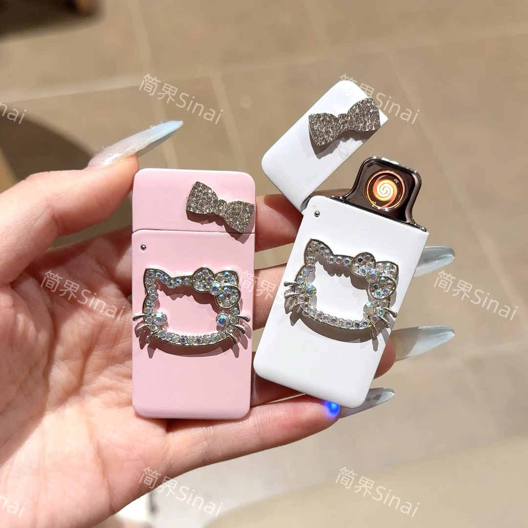 【简界品牌正品原创手作】 凯蒂闪闪发光精致蝴蝶轻奢高级打火机