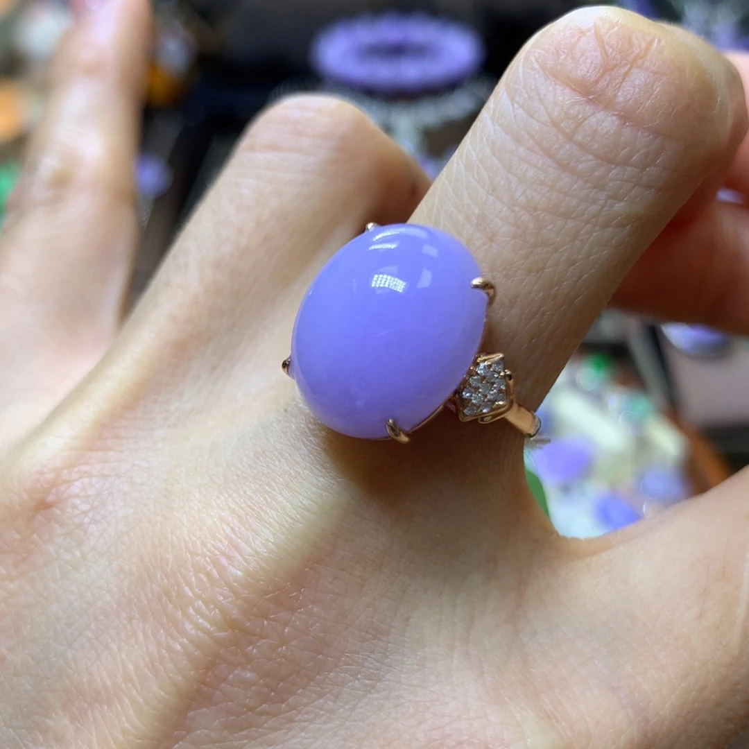 【闪购商品】翡翠颈饰18K金镶嵌翡翠