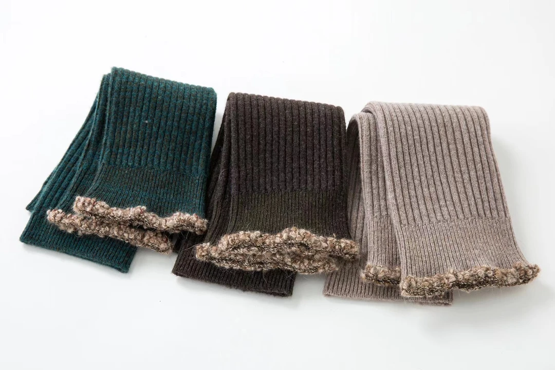 布衣小铺推荐～原创垒土混沙花边袜套WZ001