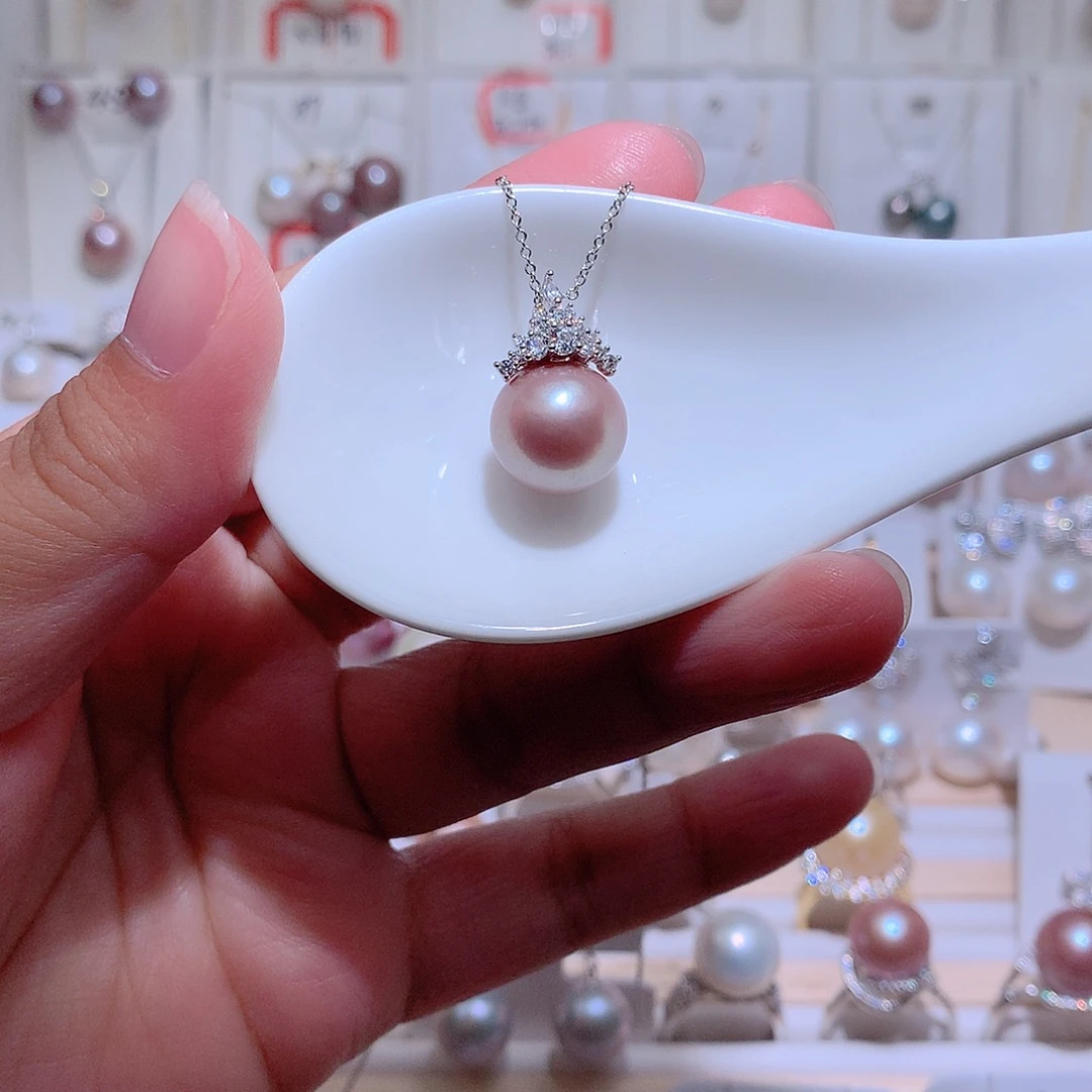 吊坠(赠链)未镶嵌淡水珍珠CC12.8mm