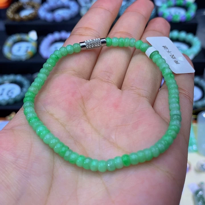 未镶嵌手链翡翠翡翠