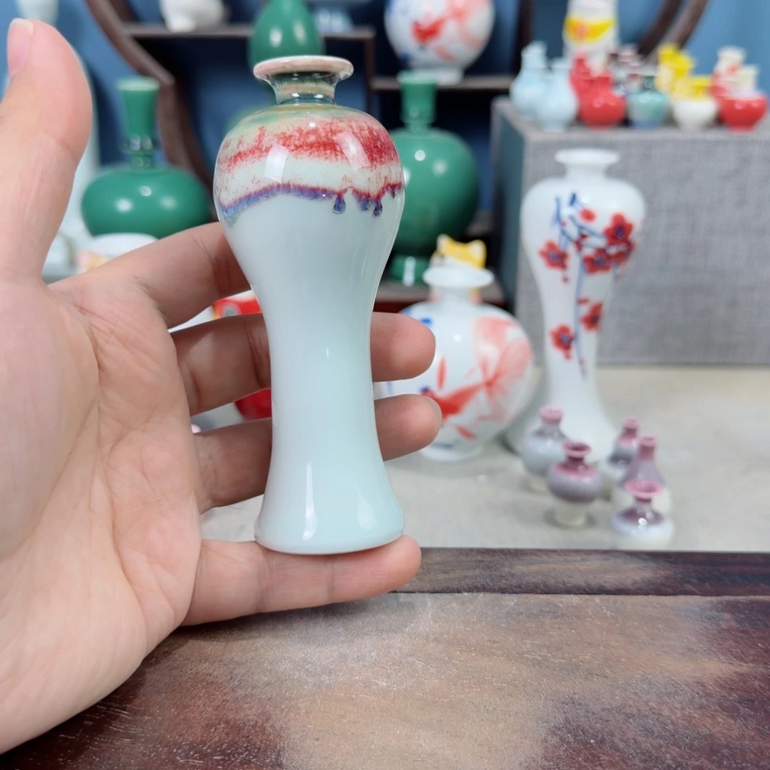 陶瓷手工小花器摆件