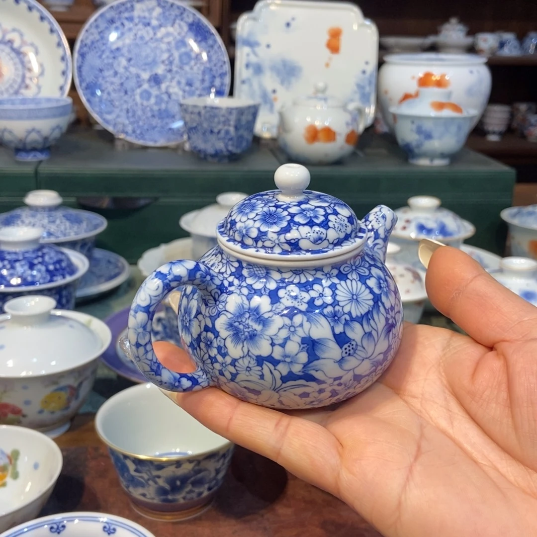 雪山春晓万花手工壶