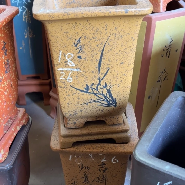 紫砂花盆紫砂花盆