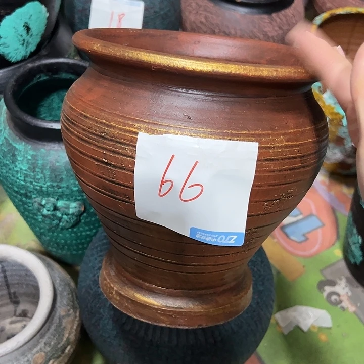 金色火锅高20口18带孔微瑕