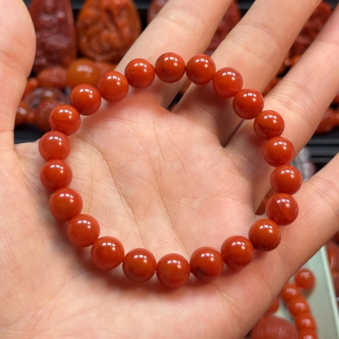 南红玛瑙手串8.5mm未镶嵌