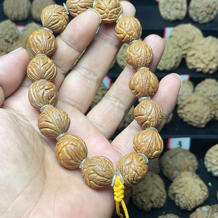 【闪购商品】文玩核桃把件龙鳞仿古17尺