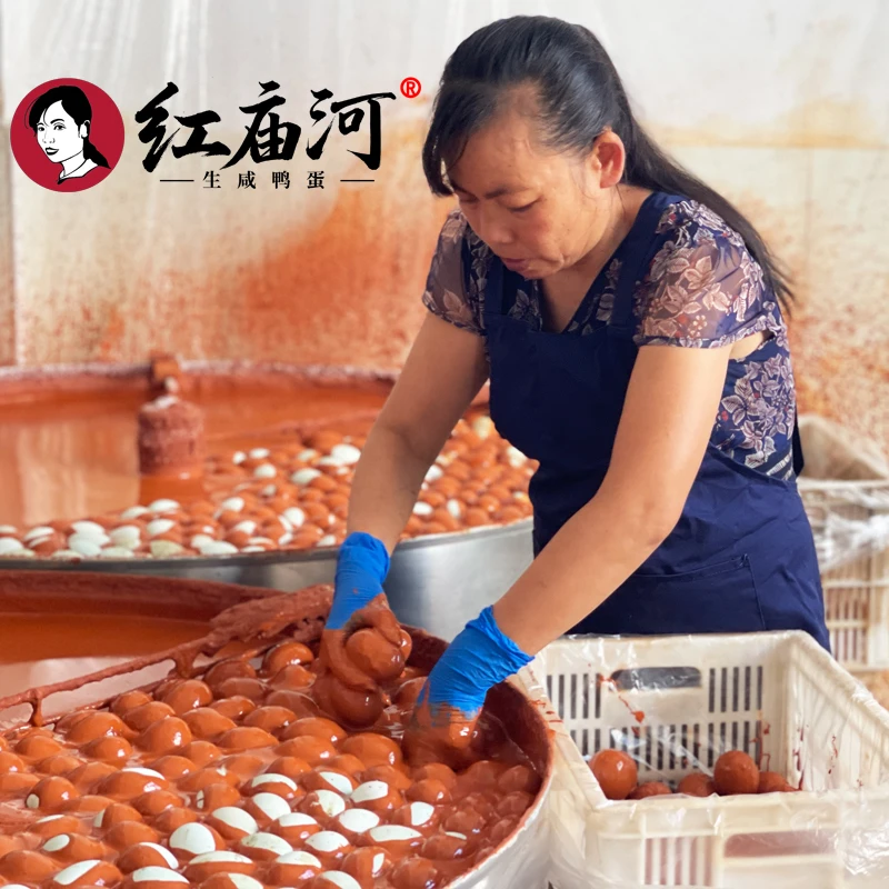 120枚  生咸鸭蛋 新鲜红泥腌制