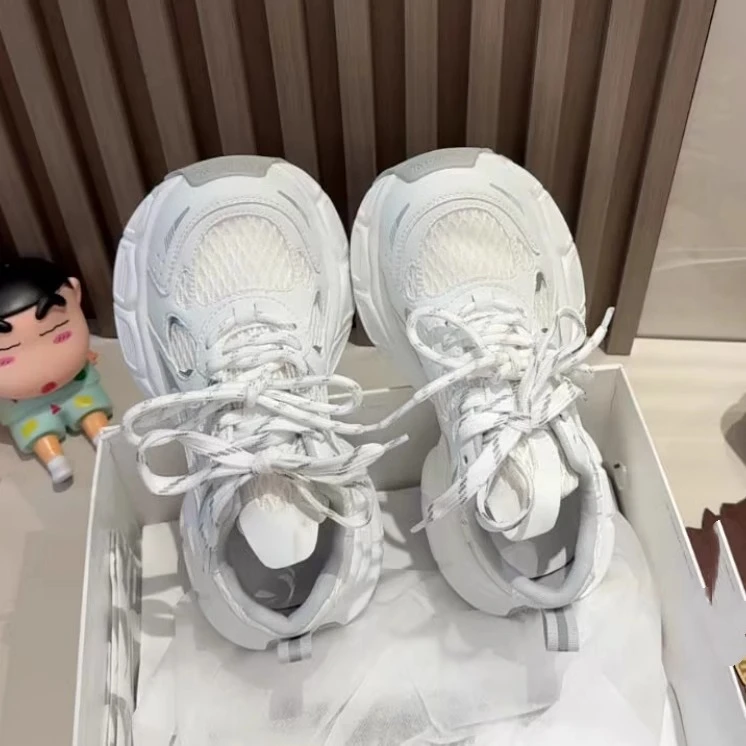 赵露思同款小怪兽老爹鞋2025夏季新款网面透气单网洋气休闲运动鞋