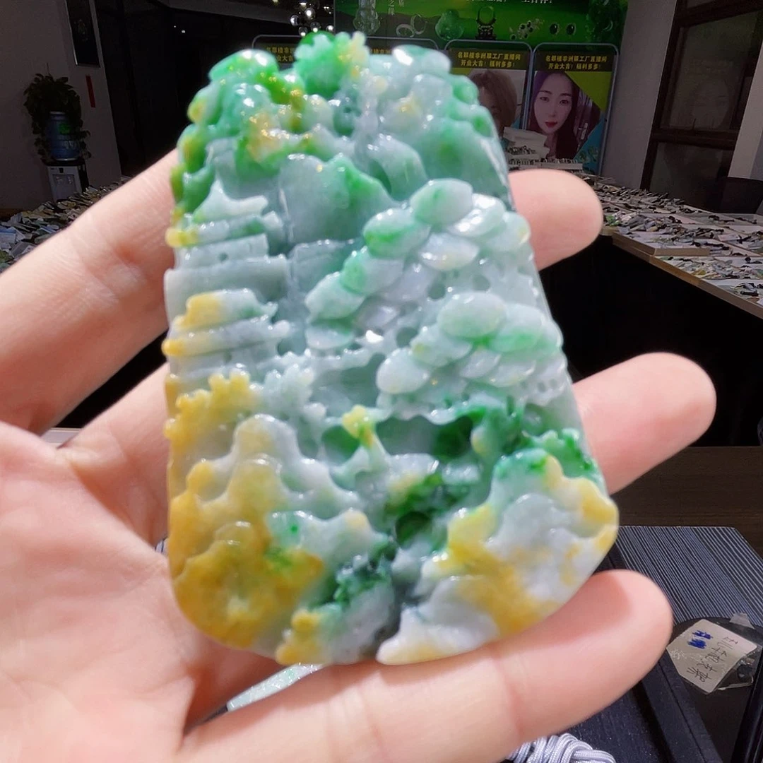 颈饰未镶嵌翡翠一