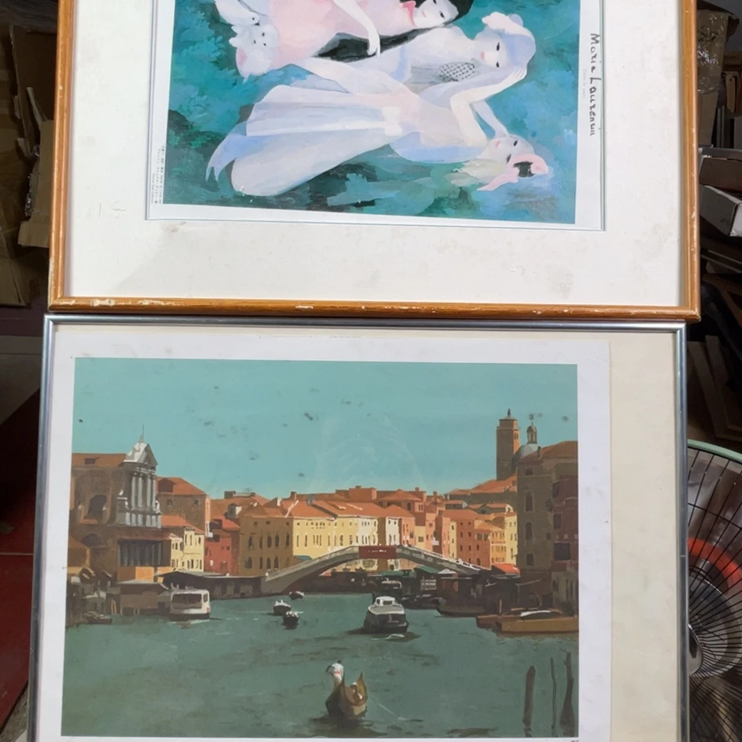 中古框画不退不换有磕碰瑕疵