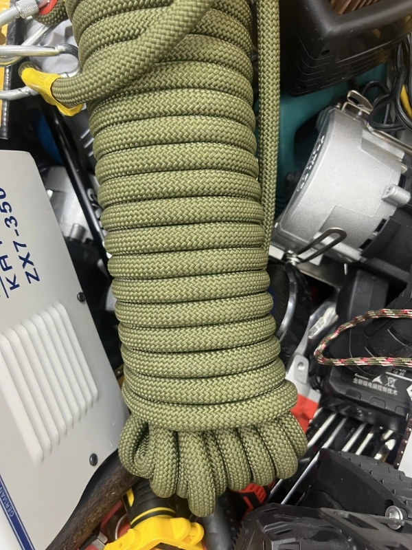 10米军绿色晾衣绳户外晒被编织绳晾衣神器
