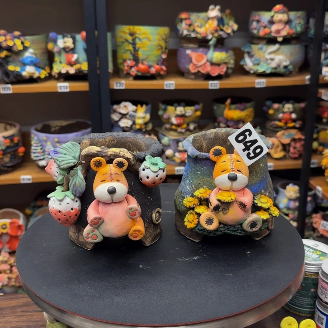 【闪购商品】粗陶手捏