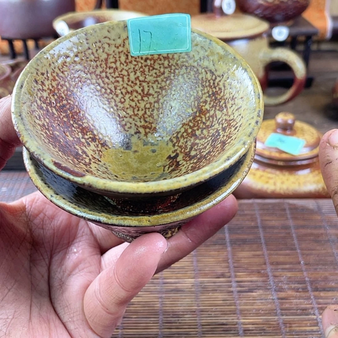 【闪购商品】i****李柴烧主人杯2个微瑕福利