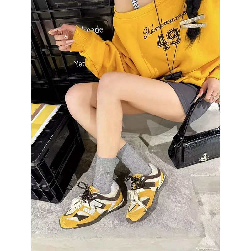 4013-B8-休闲平底德训鞋女