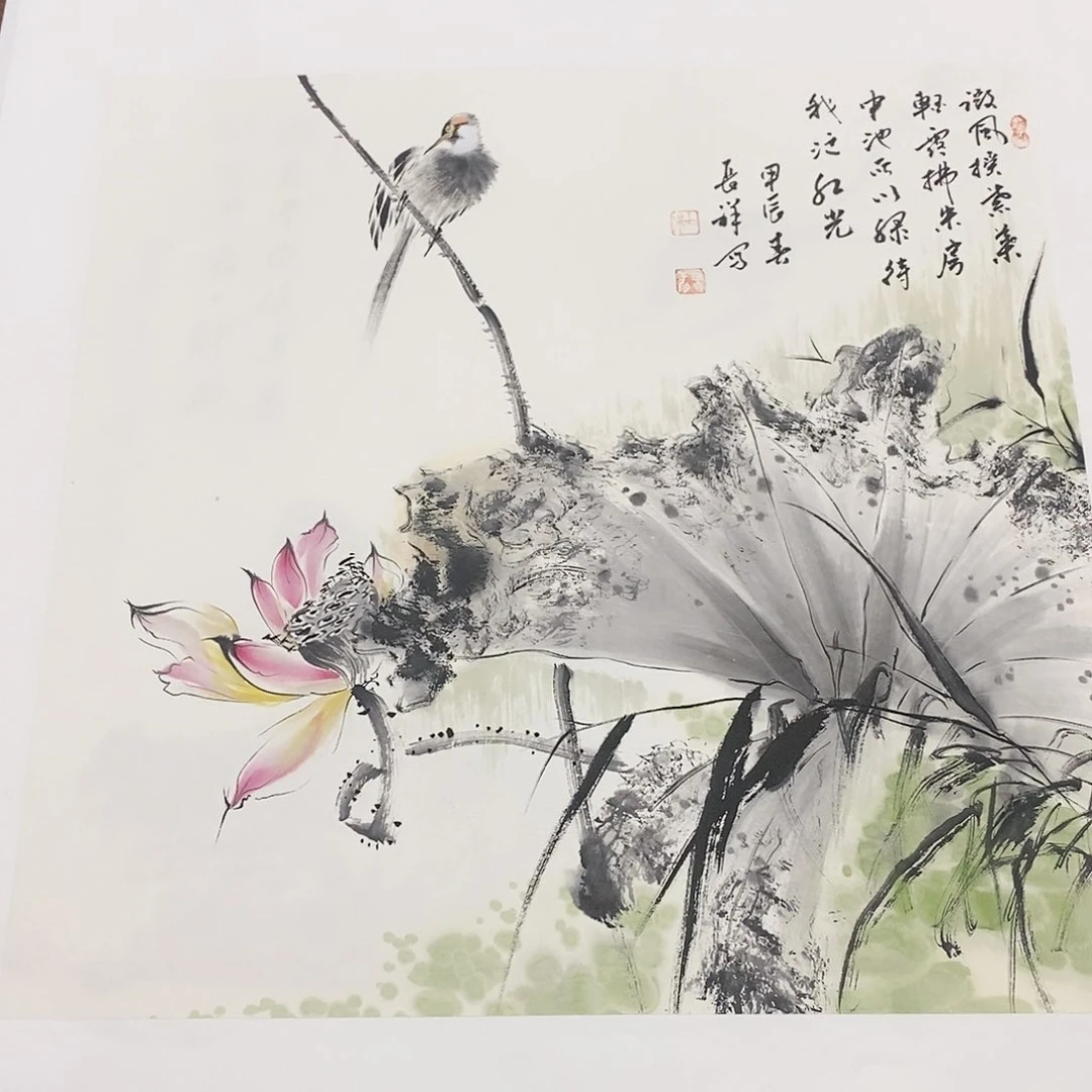 国画国画手绘书法作品