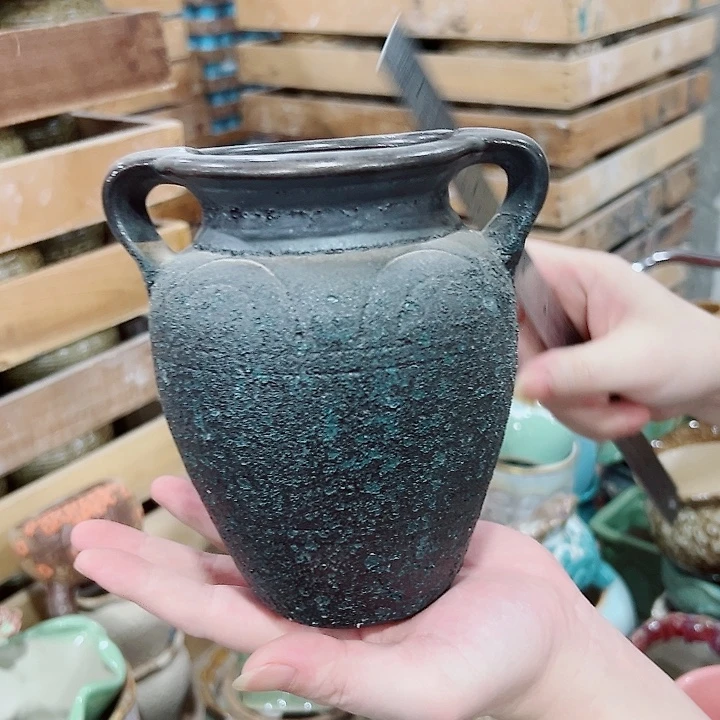 有孔,满10元发货多肉陶瓷花盆