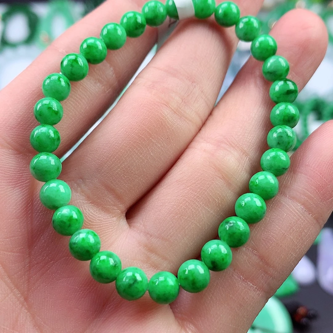 未镶嵌手链翡翠手串