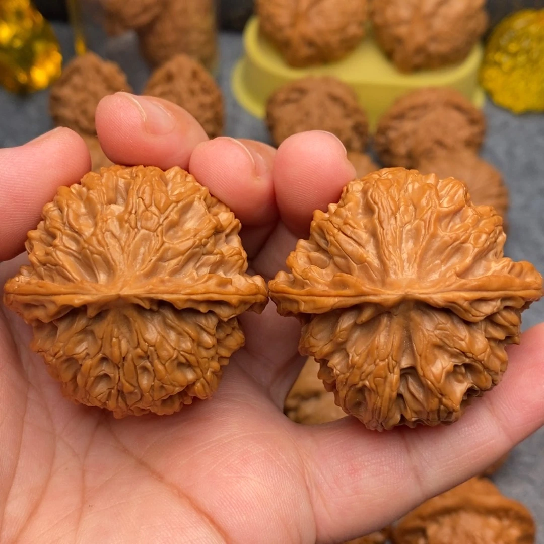 文玩核桃把件44.5全品毕业苹果园