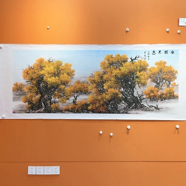 国画书法作品多次参加