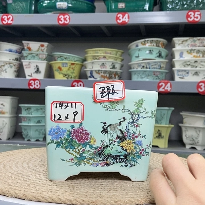 紫砂紫砂花盆0147