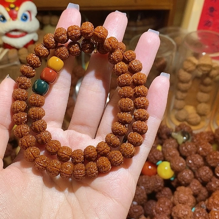 吊坠金刚菩提106玉华双圈红绿灯
