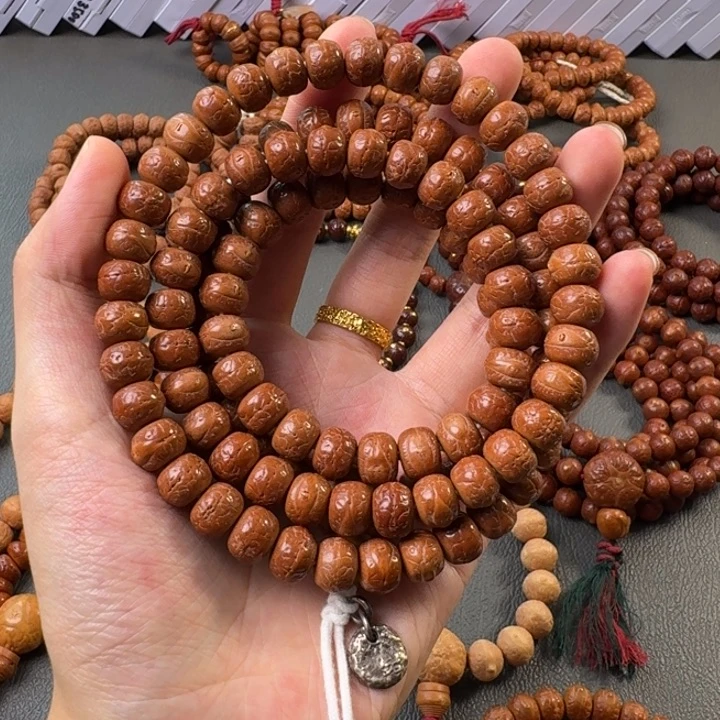 凤眼菩提吊坠10.5-10.8石头带吊牌