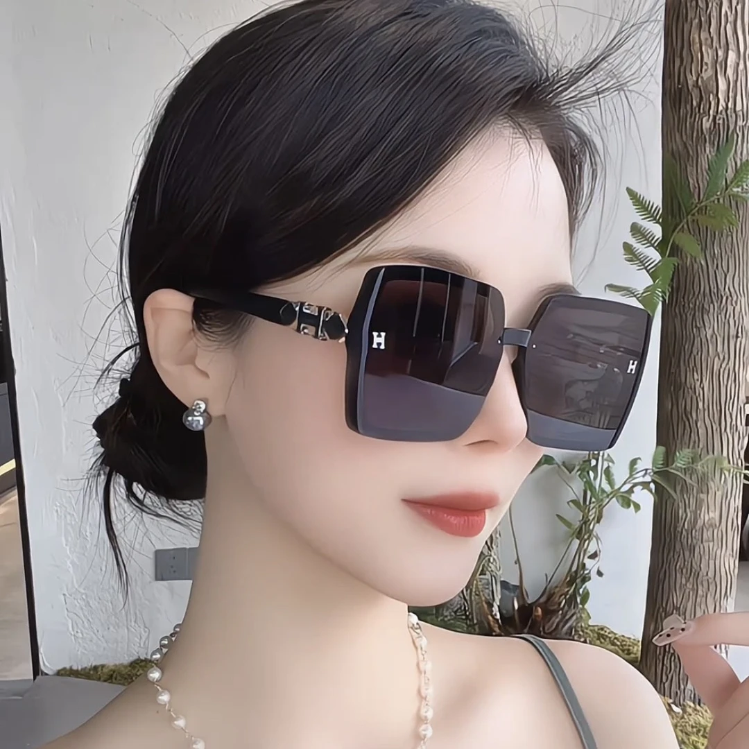 墨镜女夏季防紫外线防晒大框大脸显瘦运动大牌太阳镜2025新款方框