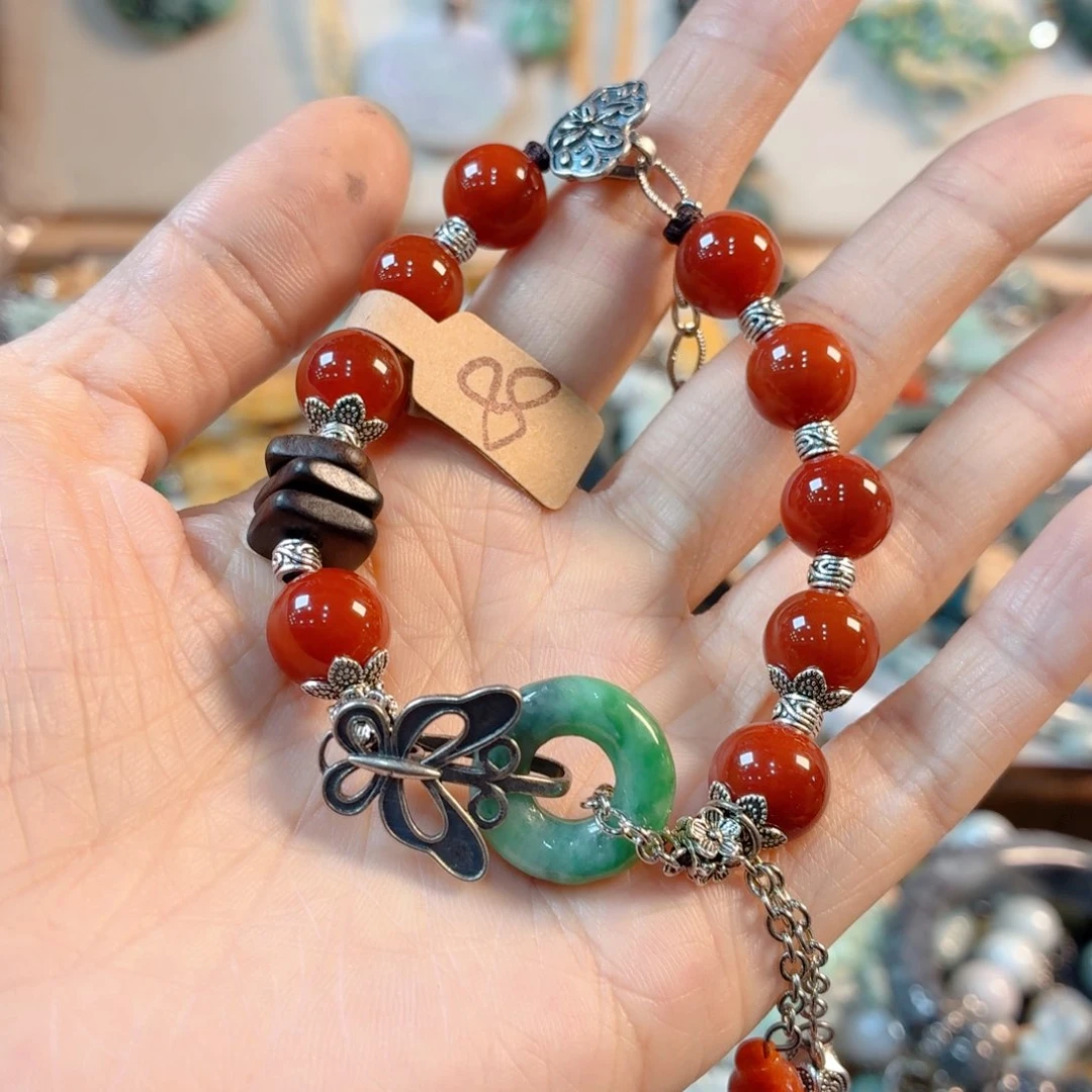 未镶嵌手链翡翠手串