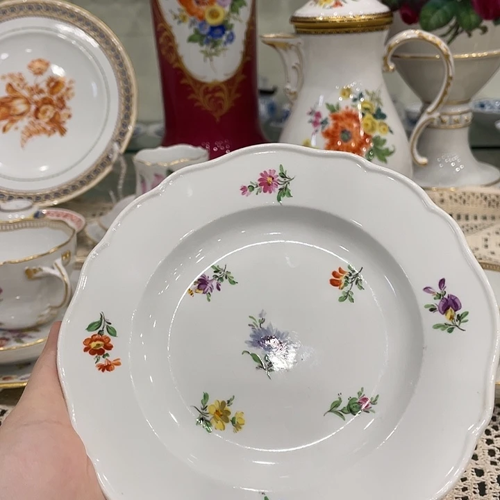 摆件中古一等甜品盘