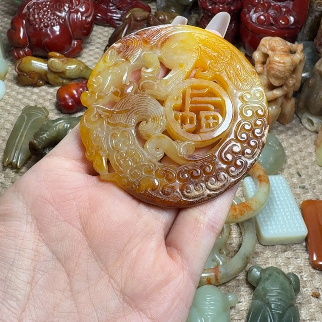 白玉菩提吊坠挂件