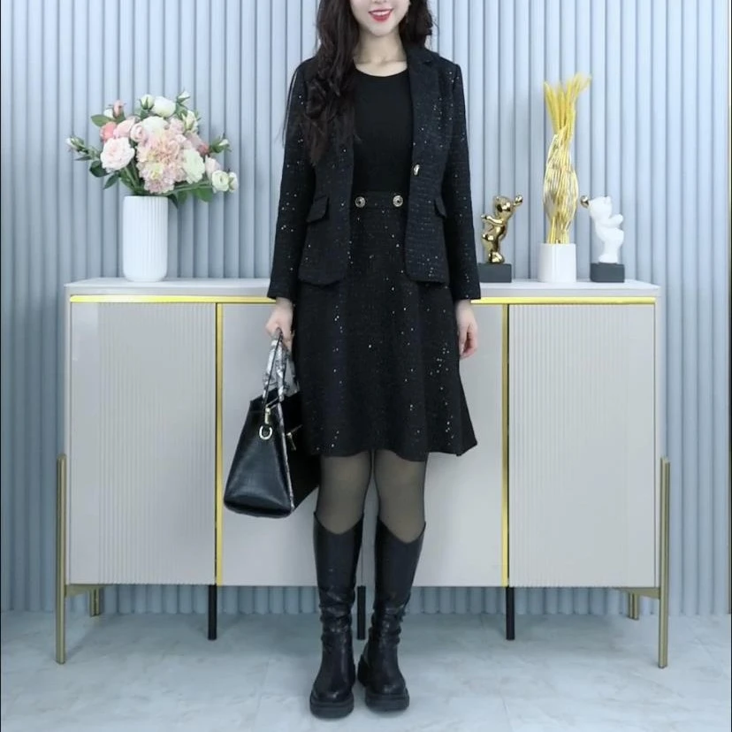 时尚休闲显瘦秋冬套装ZB4809