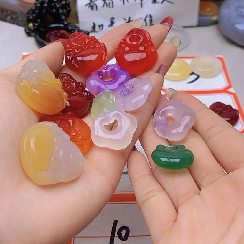 【闪购商品】未镶嵌玛瑙/玉髓珠宝半成品大*翁