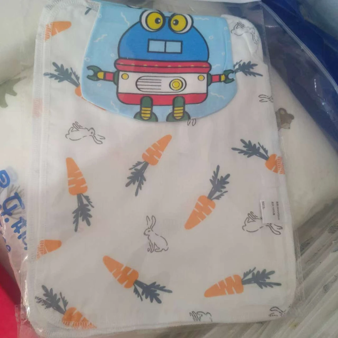 婴幼儿专用四层纱布吸汗巾