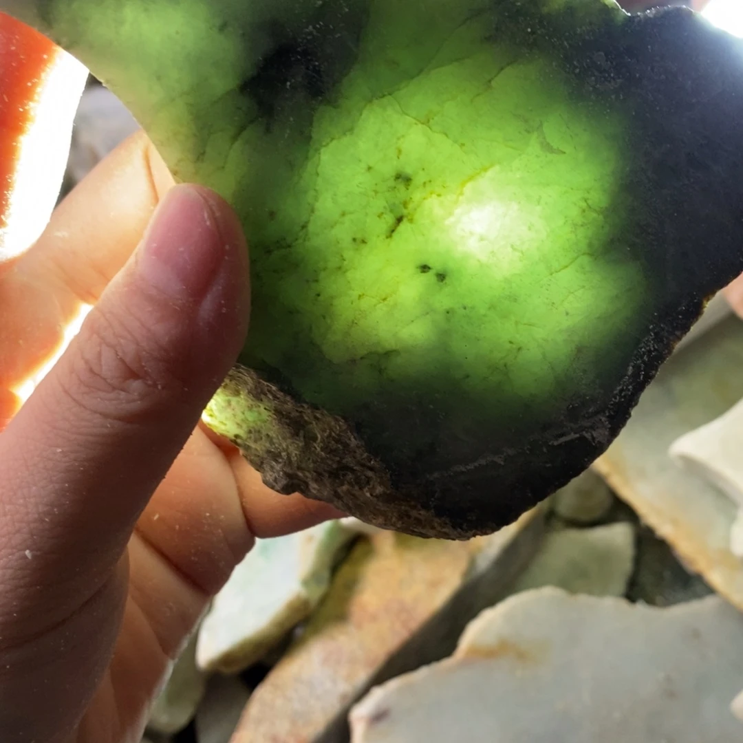 颈饰未镶嵌翡翠天然翡翠