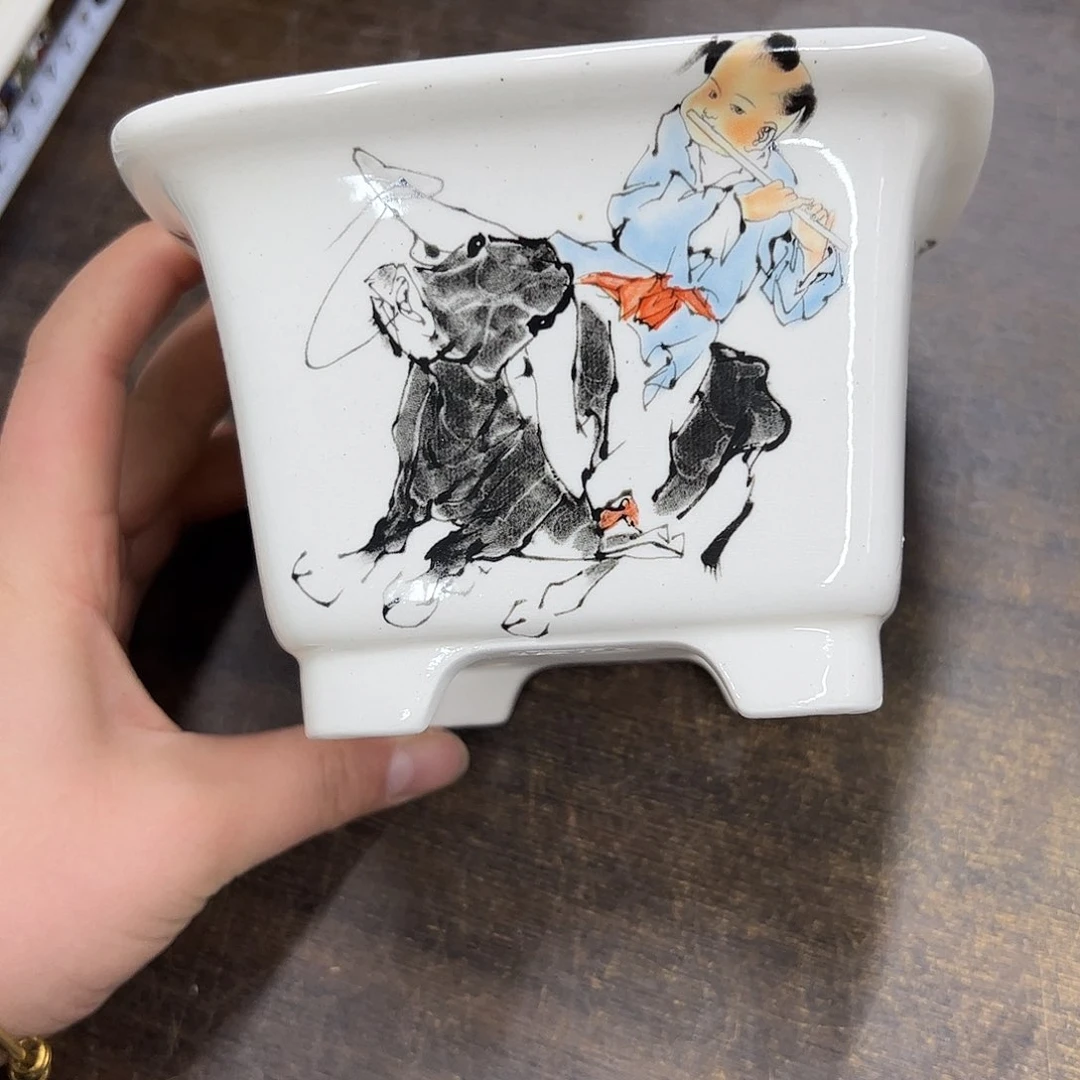 紫砂花盆020号瑕疵13/9cm