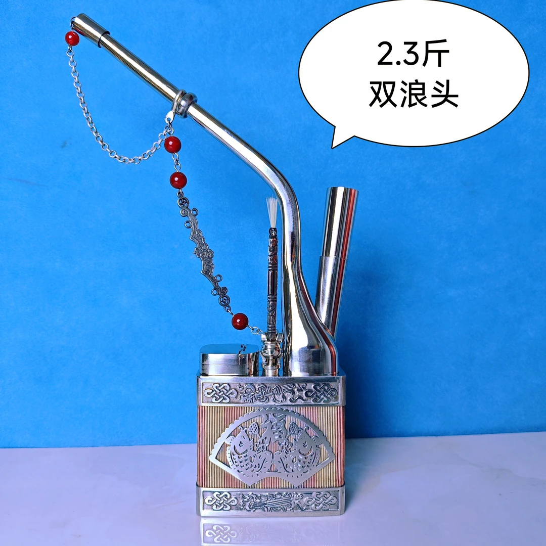 白铜复古纯手工高档复古收藏品大将军铜壶艺术品