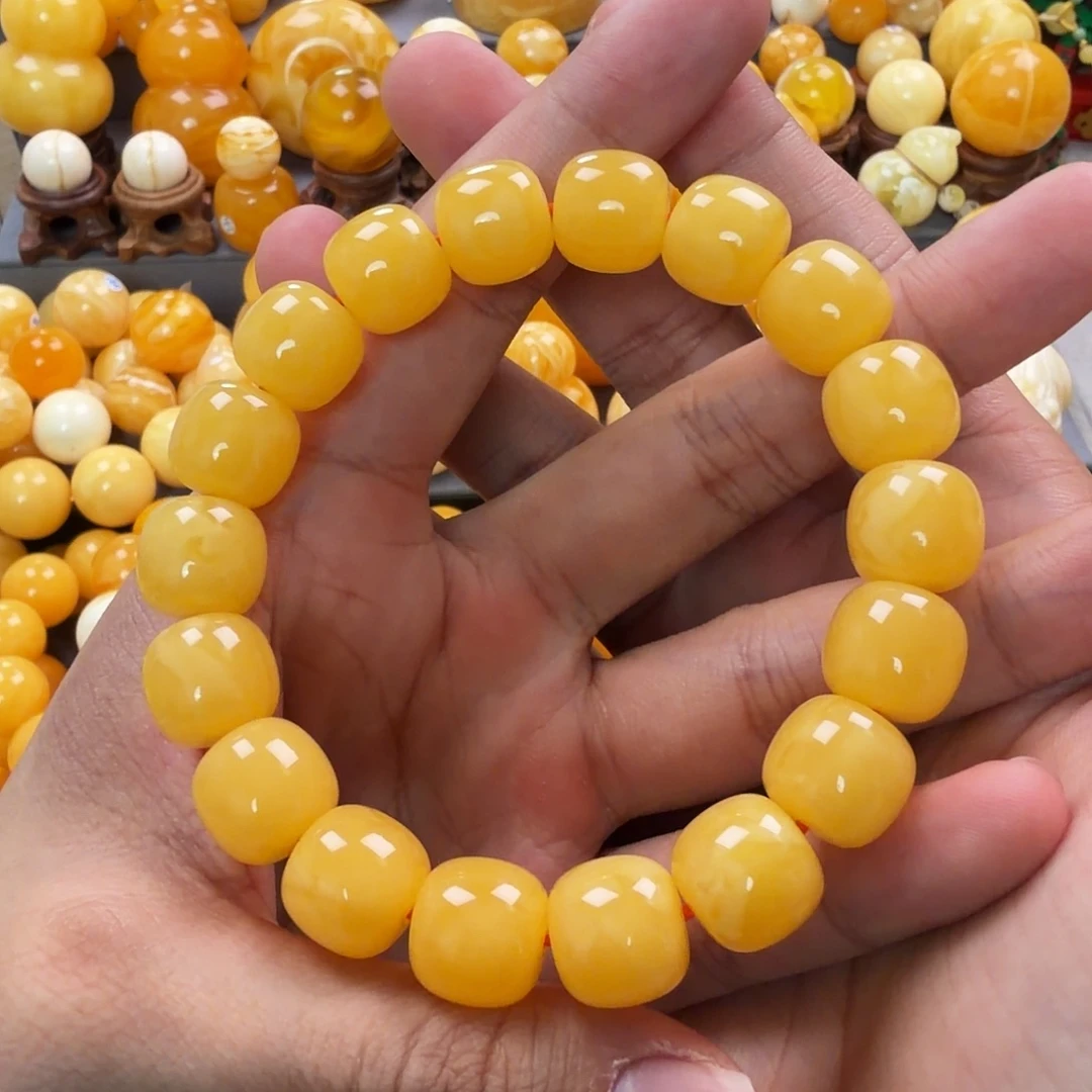 琥珀未镶嵌珠宝奇石13mm同料