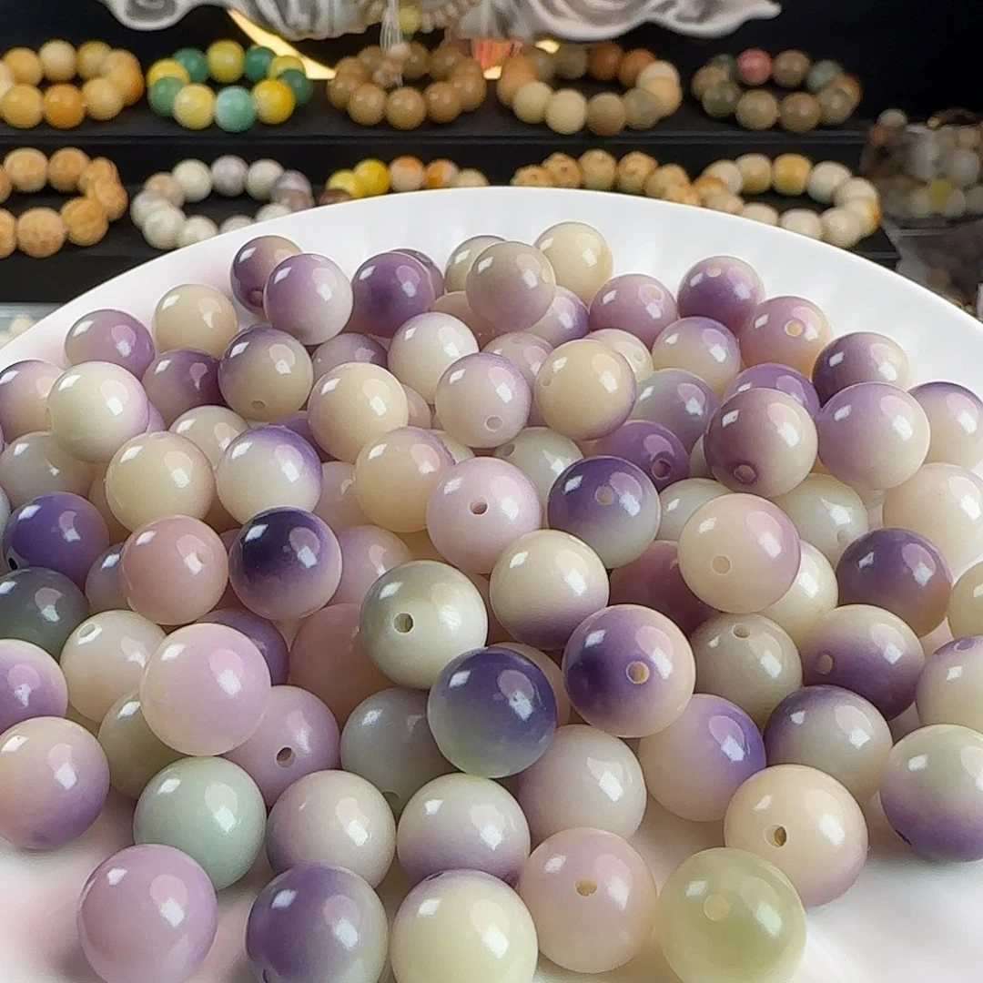 菩提根/象牙果吊坠卡12紫雨蝶汤圆100颗卡牌➕50颗