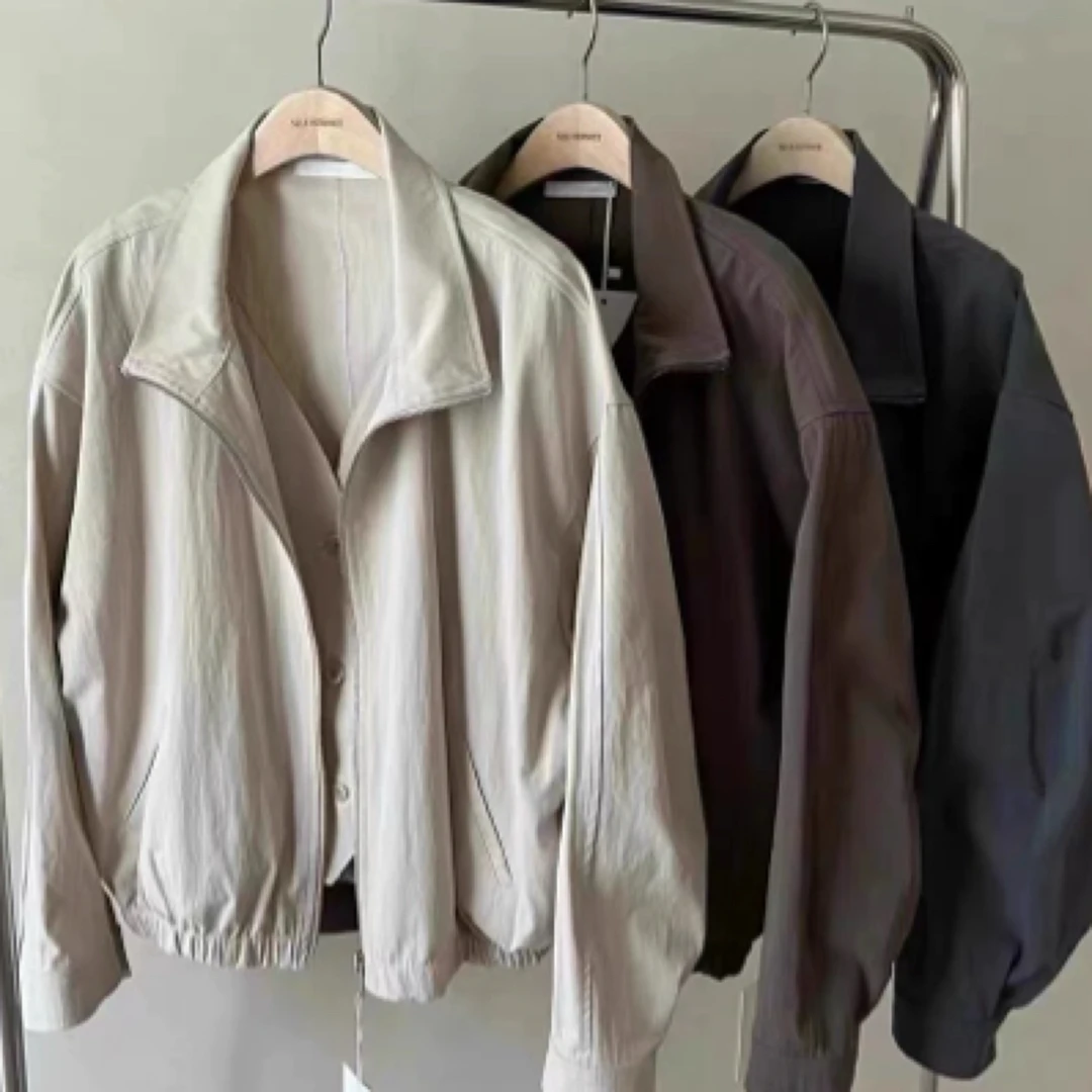 self service韩国东大门代购新三色假两件休闲外套