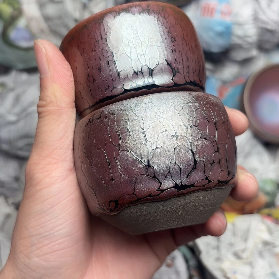 茶盏建盏主人杯一只微瑕