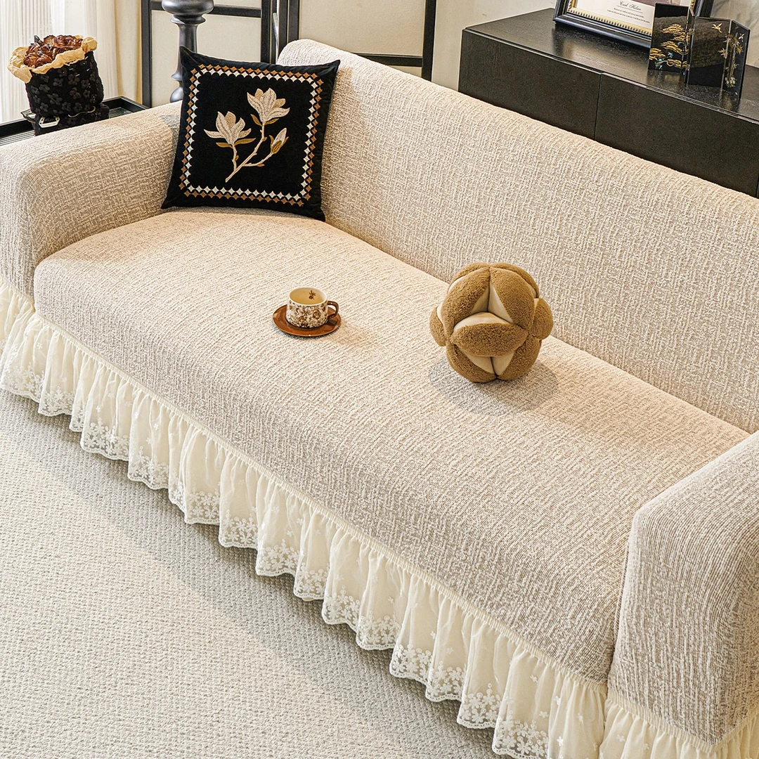 V/雅鹿2025新款沙发套防猫抓客厅沙发套罩四季通用懒人全包保护套