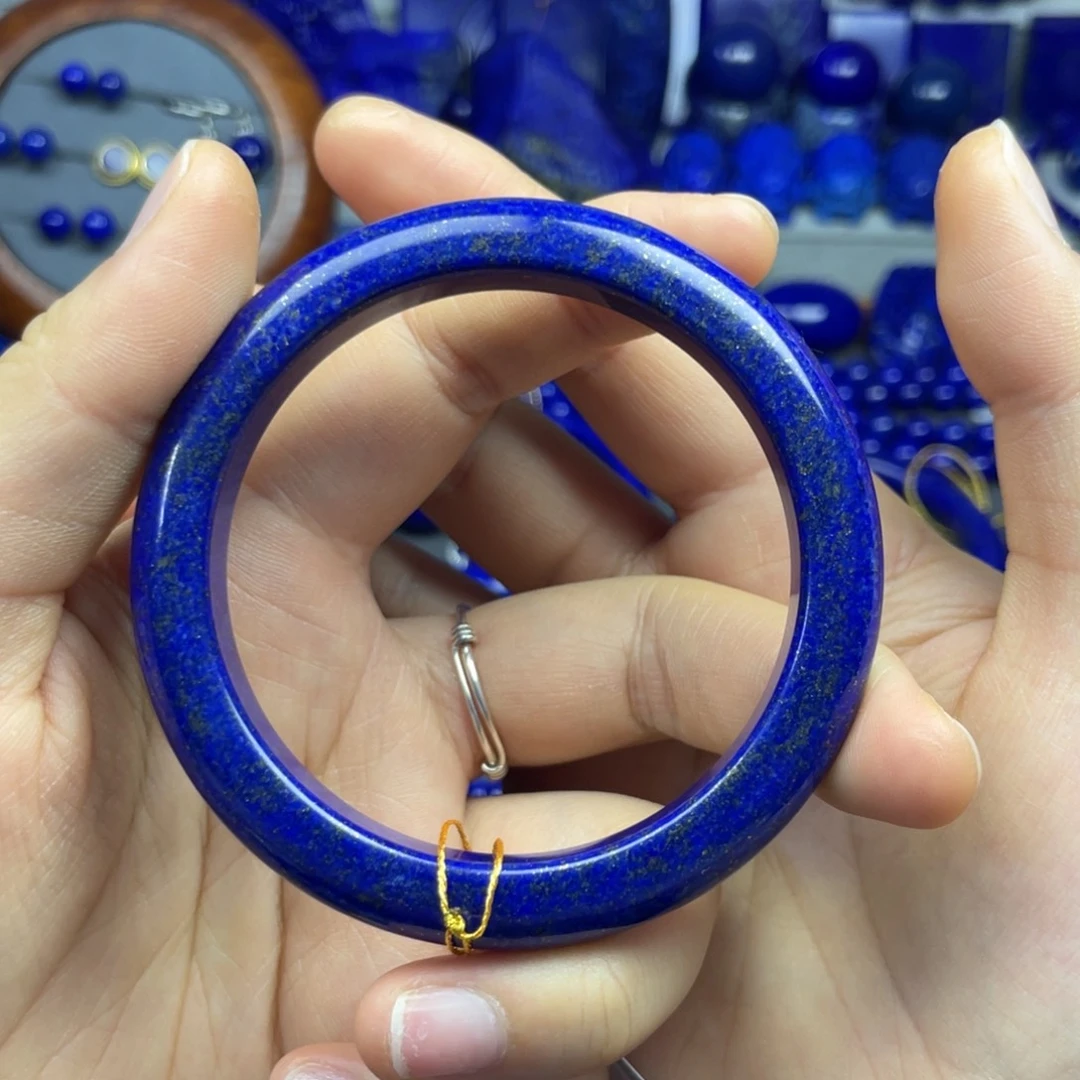 星****青金石未镶嵌手镯57+