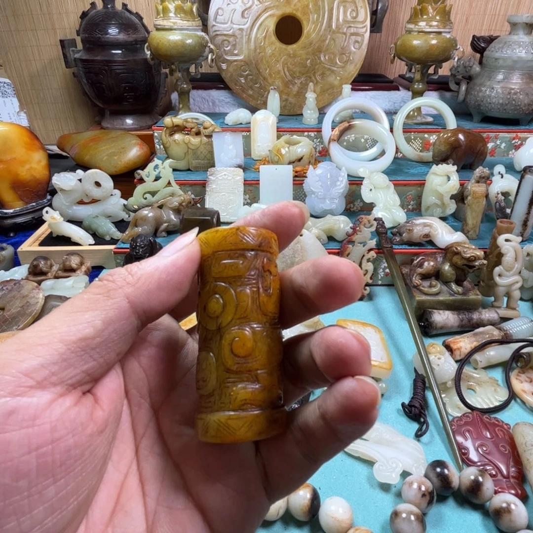 和田玉未镶嵌颈饰李*进