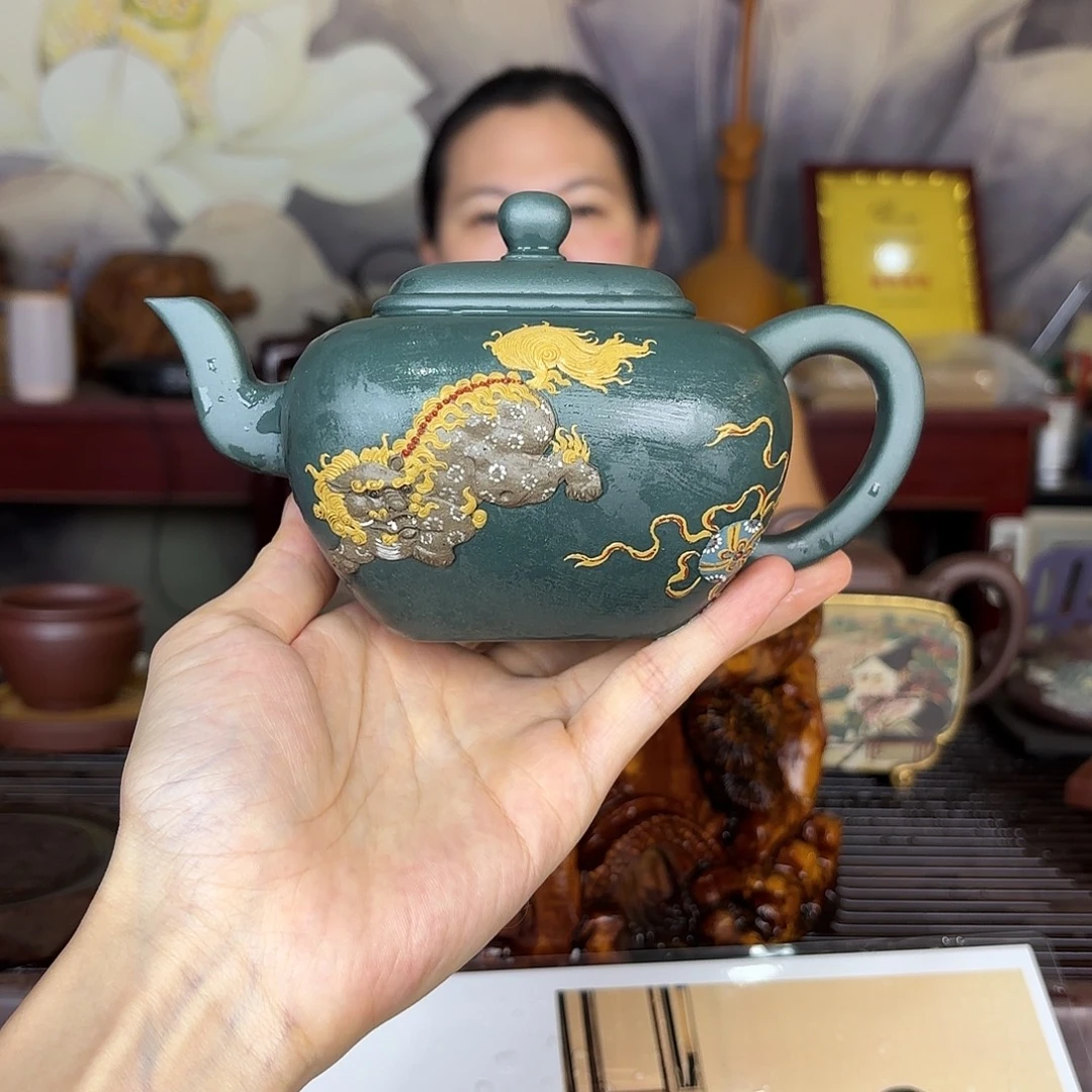 茶壶紫砂吴吉紫砂壶420cc